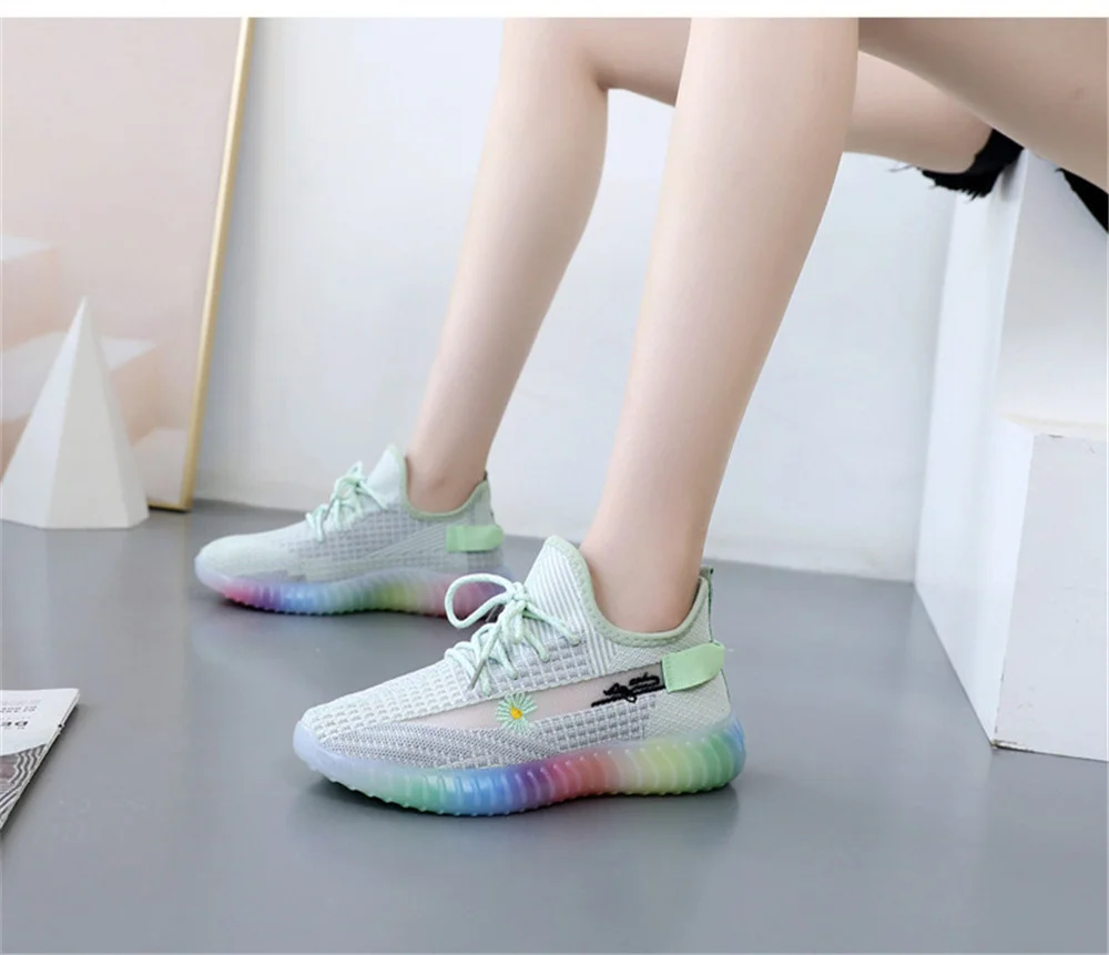 

Женские кроссовки, модная женская обувь, Весенняя трендовая повседневная спортивная обувь для женщин, Новая удобная Белая обувь на платфор...