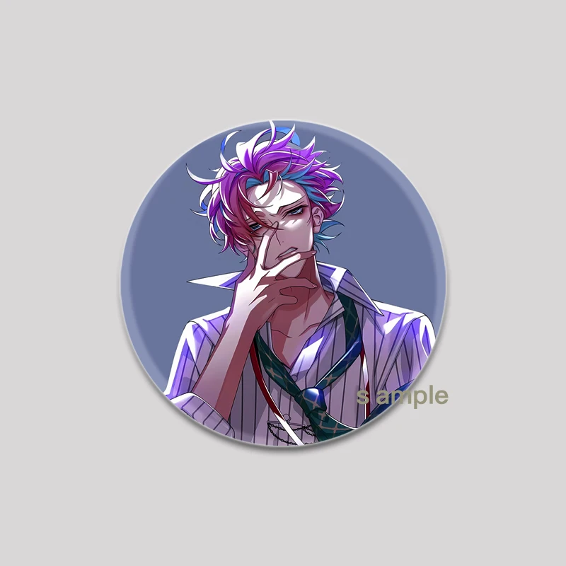 

32/58mm Hypnosis Mic -Division Rap Battle Anime Creative Badge Tinplate Soft Button Pins Brooches for Backpack Decoration Gifts