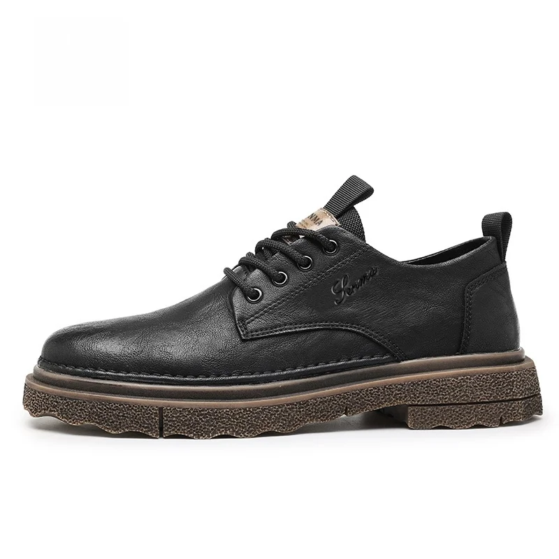 Мужская обувь Senma осенне-зимняя деловая для гостей повседневная кожаная в