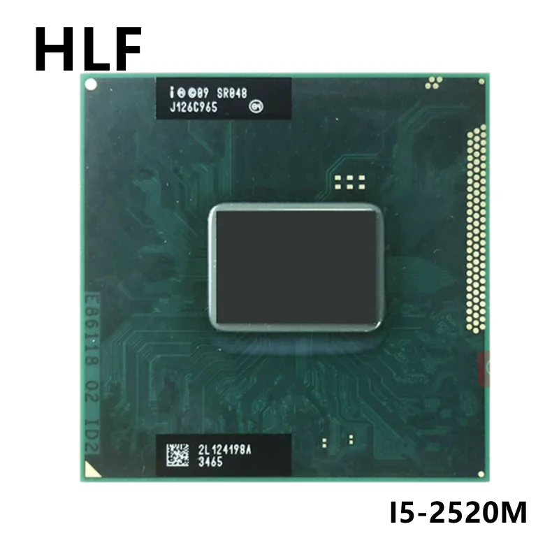 Процессор Intel Core Φ i5 2520M SR048 2 5 ГГц двухъядерный четырехпоточный ЦПУ 3M 35W Socket G2 / rPGA988B