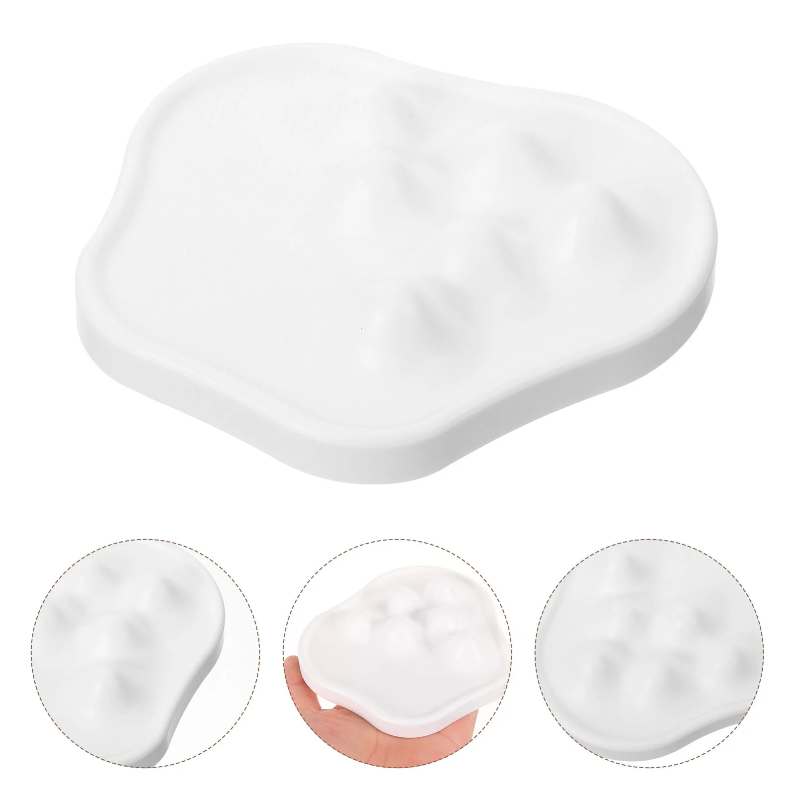 

Jewelry Display Tray Plastic Cosmetics Plate Decorative Jewelry Organizer Earrings Necklace Display Tray