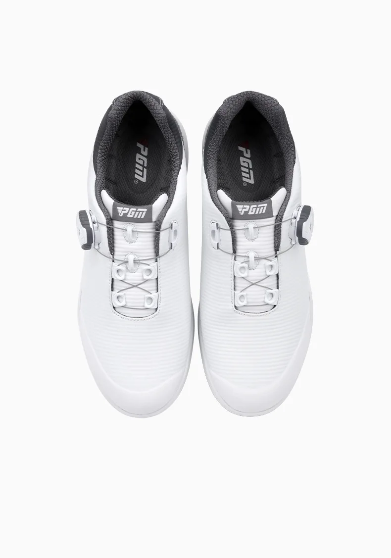 PGM Golf Ladies Sneakers New Waterproof Shoes Anti-Slip Studs Turnbuckle Soft Microfiber Leather Leisure Sports Fitness Sneakers
