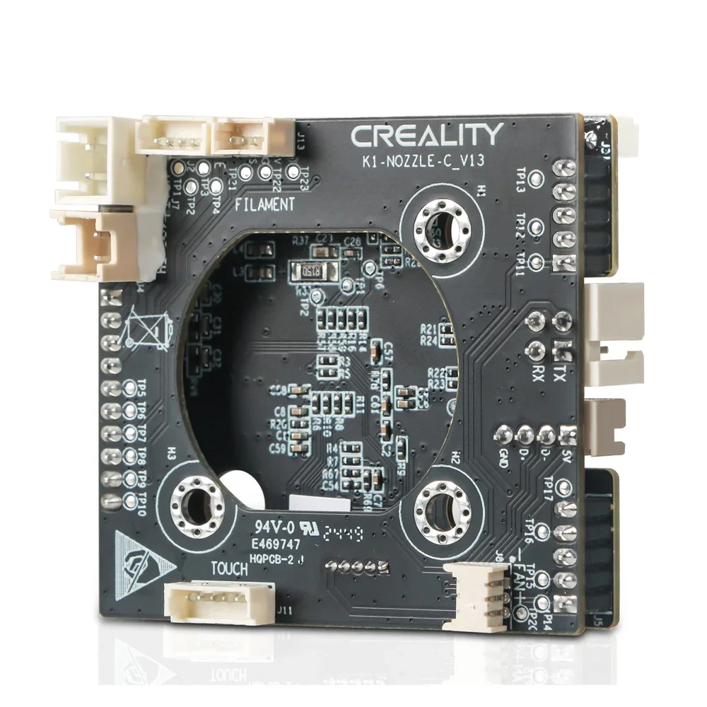 Фото Новая версия платы адаптера Creality PCBA_G_K1-MAX/K1_T9_GD32F303CBT6 NOZZLE-C-V13, оригинальная замена, комплект запчастей для 3D-принтера K1 №5