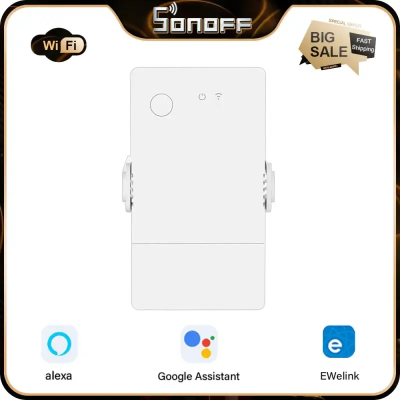 1/10 шт. SONOFF POW Origin 16A умный измеритель мощности переключатель защита от перегрузки реле устройство выключатель мониторинг энергии для Alexa Google