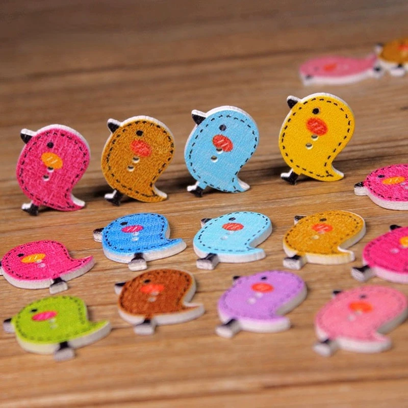 

Деревянные пуговицы для скрапбукинга с 2 отверстиями, 26 мм