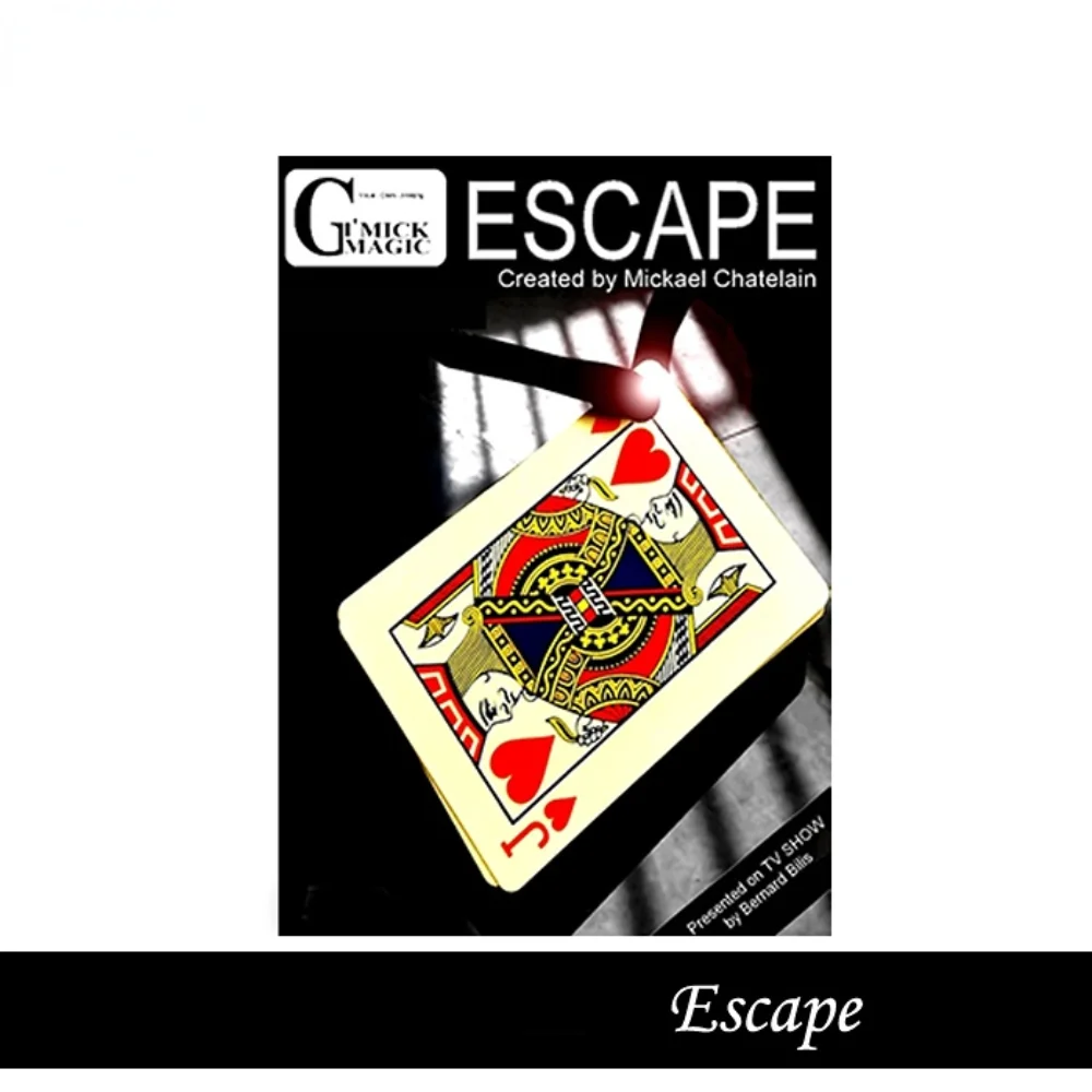 

Escape By Mickael Chatelain (Gimmick+DVD) - Magic Tricks,Mentalism Magic,Illusion,Close up,Fun,Magia Toys,Joke