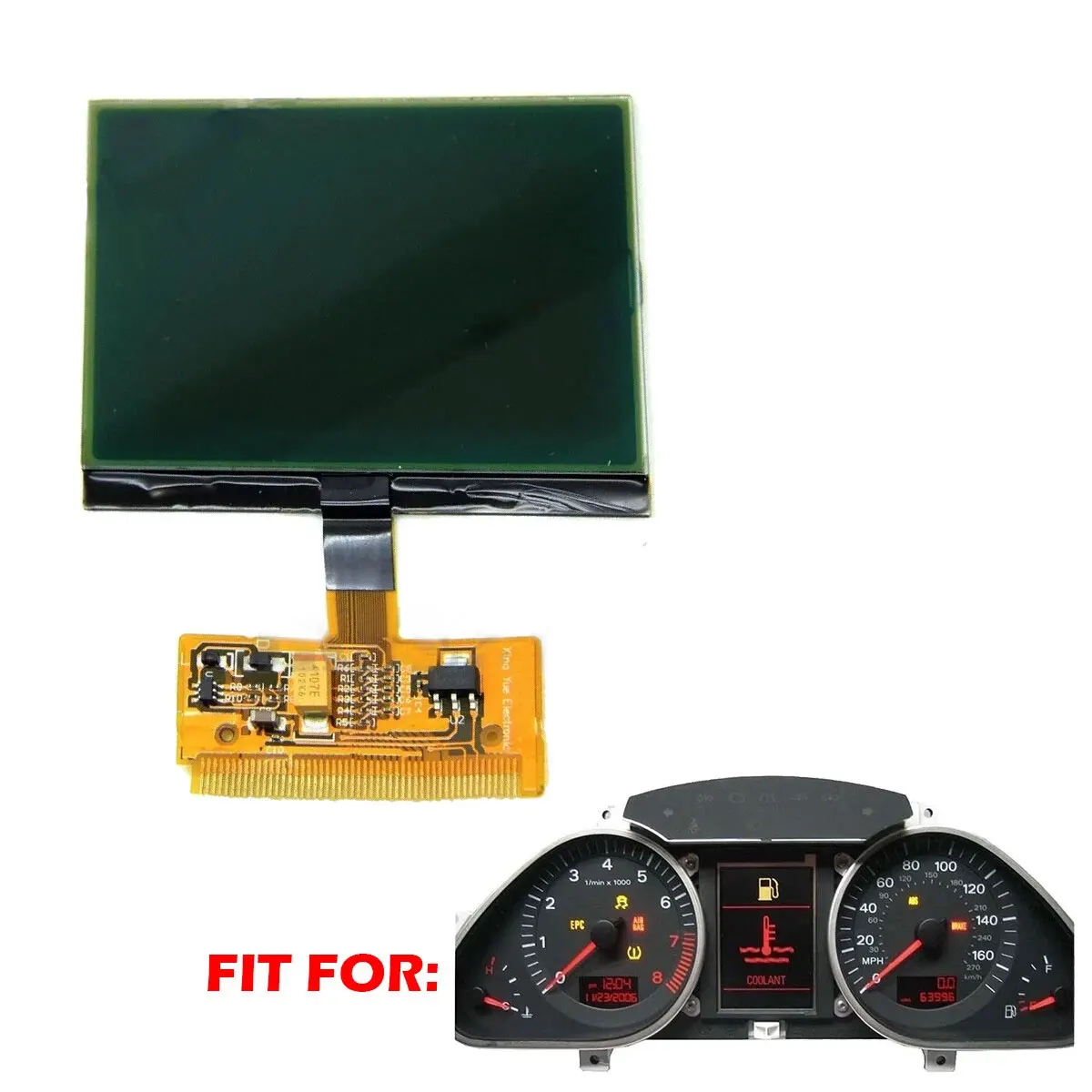 

Экран VDO ЖК-дисплея для Audi A3 A4 A6 VDO для Volkswagen Passat Seat VDO Автомобильная электроника Наборы датчиков Панели приборной панели