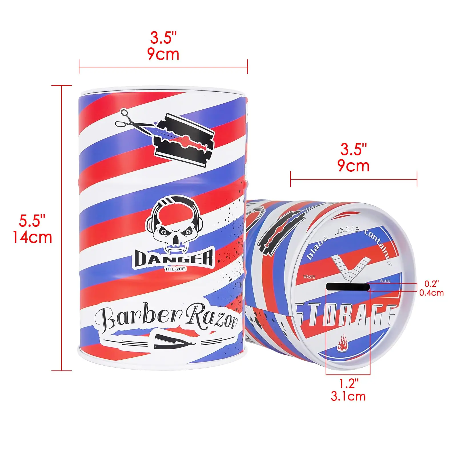 Коробка-дозатор для лезвий чехол удаления бритвы парикмахерская вместительный