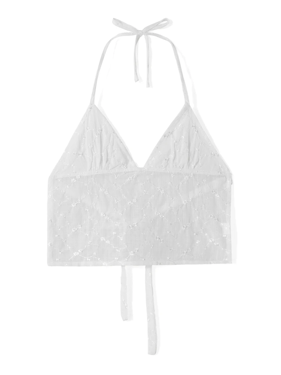 

Floral Sleeveless Crop Tops for Women - Slim Fit Sling Camisole Tank Tops Perfect for Summer Parties and Streetwear Fashion