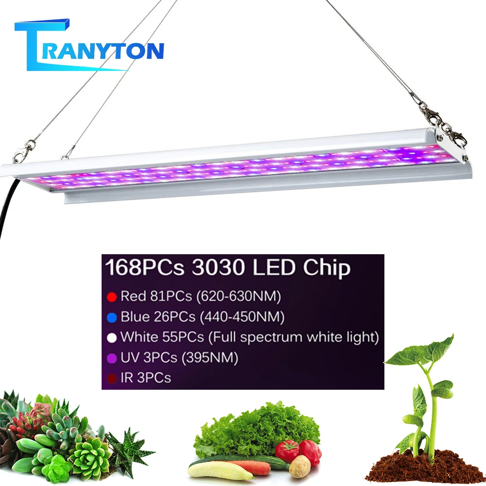 

Светодиодная Водонепроницаемая фитолампа полного спектра для выращивания растений, 3030 Вт, 1000 светодиодный переменного тока, 220 В