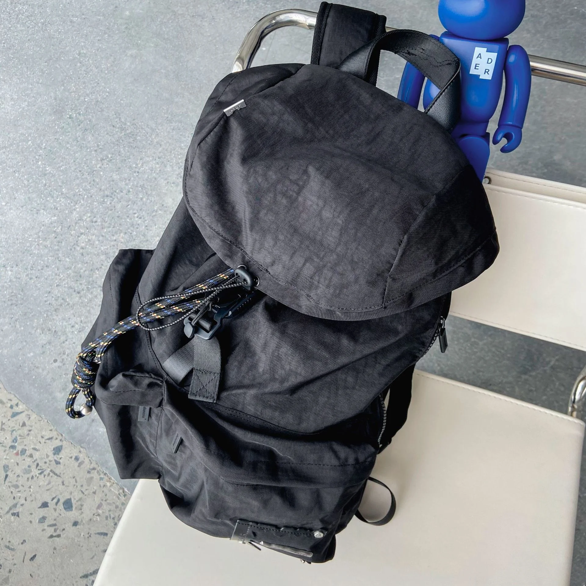 

2021SS New 1:1 High Quality ADER Error Drawstring Origami Backpack Men Women Couple Arererror Printing Embroidery Trav
