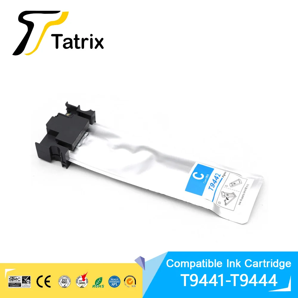 Совместимые картриджи Tatrix T9441 T9442 T9443 T9444 для Epson WorkForce Pro WF-C5210DW WF-C5290DW WF-C5710DWF WF-C5790DW