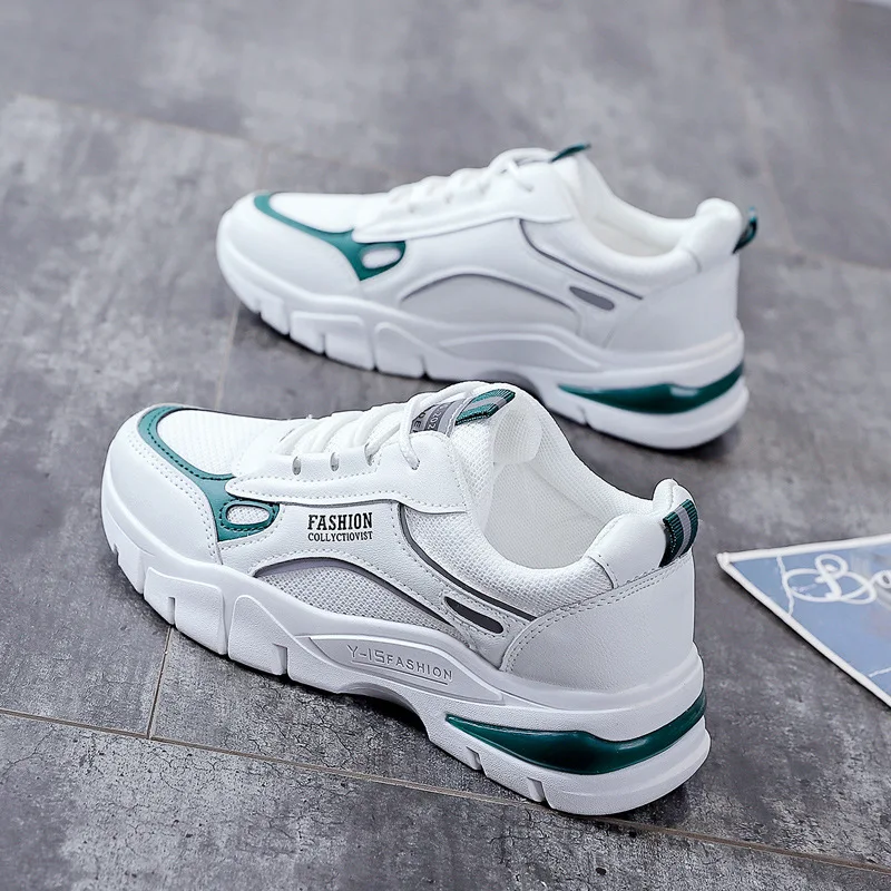

Running Sports-Shoes Breathable Women Sneakers New 2022 Height Increasing Platform Shoes Women Outdoor Jogging Tennis Shoes