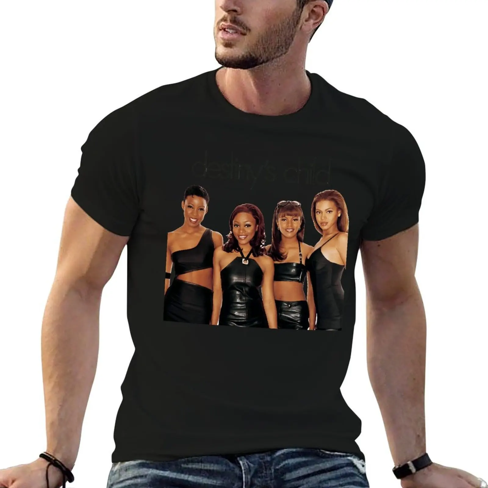 Фото Новая футболка для детей от Destiny's Child Band, летняя футболка для отдыха №1