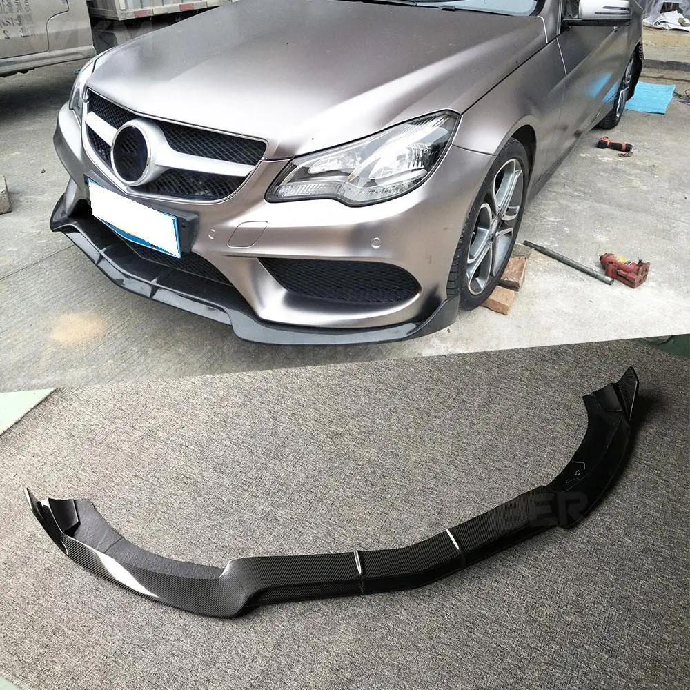 Углеродное волокно для Mercedes Benz E Class W207 C207 Coupe E200 E260 E300 2 двери 2014 - 2016 передний