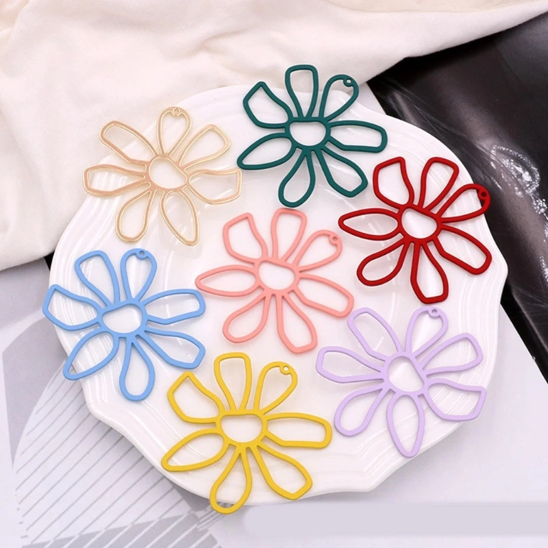 

9 Color Flower Alloy Charm DIY Charm Jewelry Pendants for DIY Bracelet Necklace Jewelry Making Findings Accessories