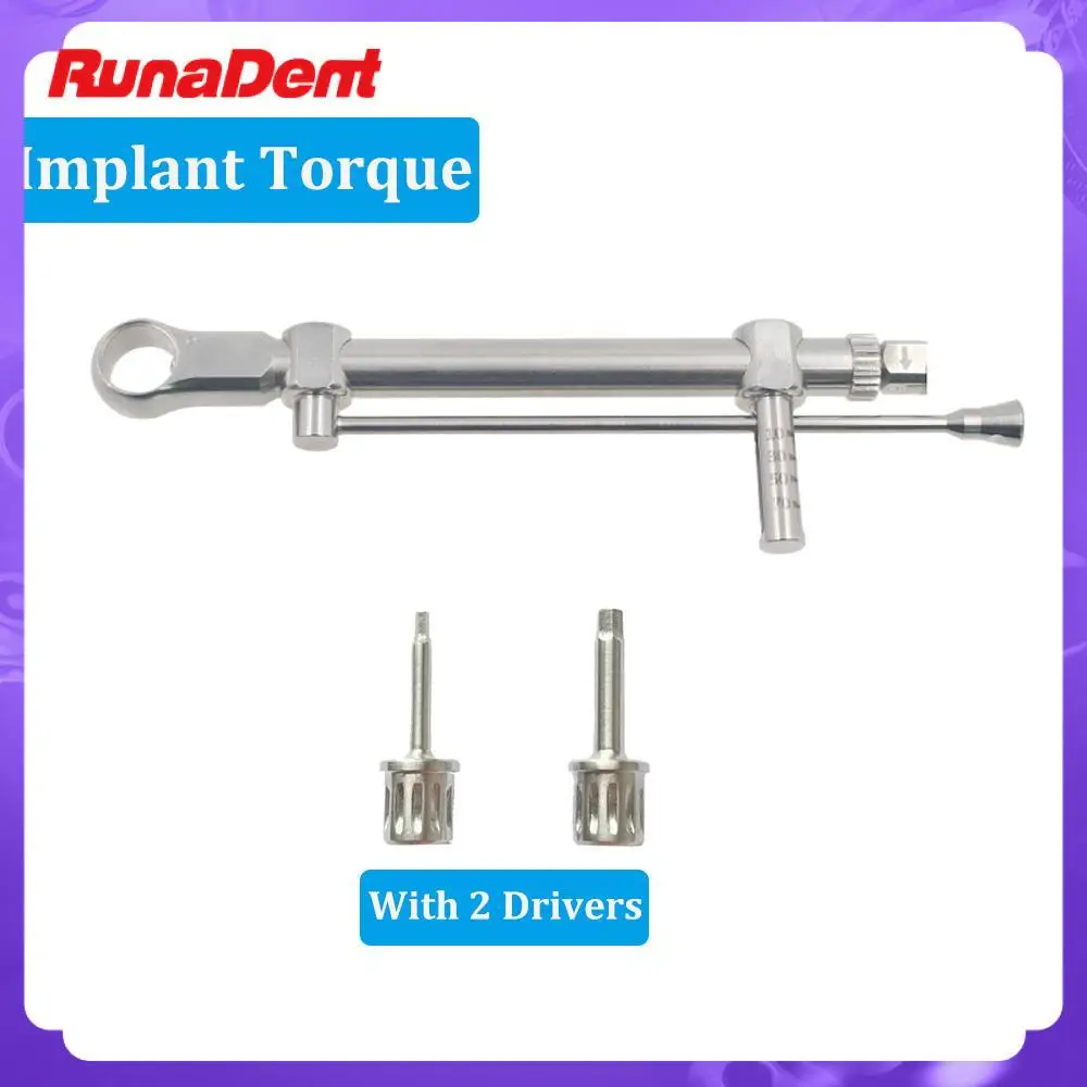 

Dental Universal Implant Torque Screwdrivers Wrench Kit 10-70Ncm Ratchet Drivers Dentistry Implant Repair Tools Prosthetics