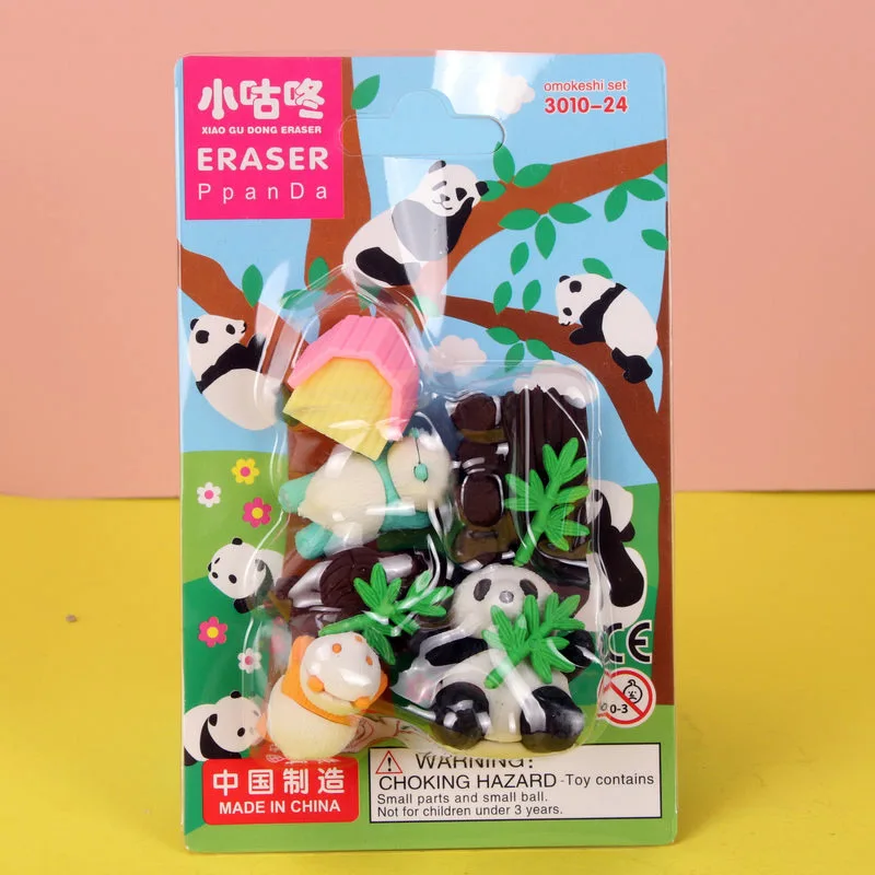 Панда детский ластик канцелярские принадлежности Набор пожарная машина для