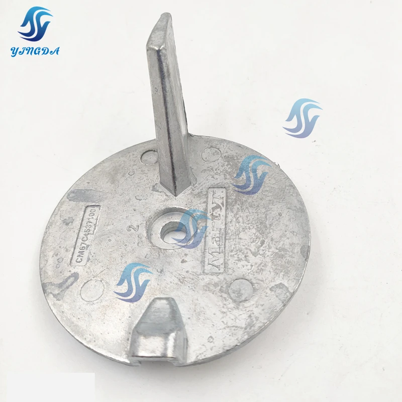 67C-45371 Анод накладки для подвесного мотора Yamaha 25HP 30HP 40HP 50HP Sierra 18-6096 67C-45371-00 Лодочный