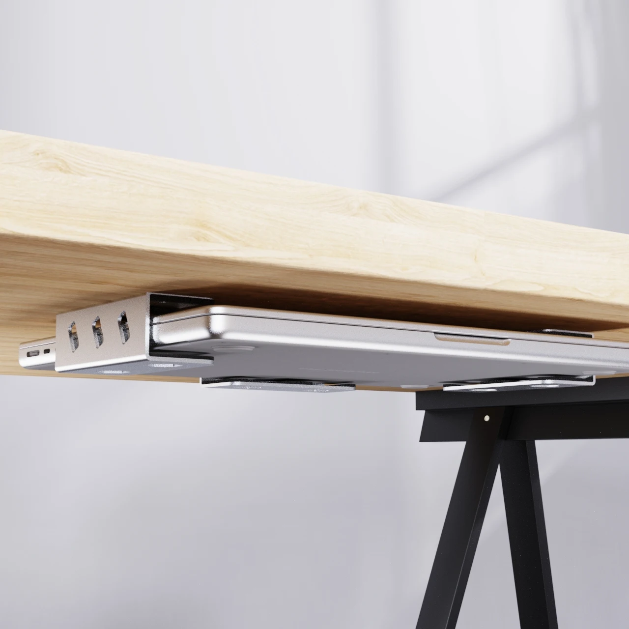 Ноутбук MacBook подставка для стола. Кронштейн хранения ноутбука Zakka деревянной