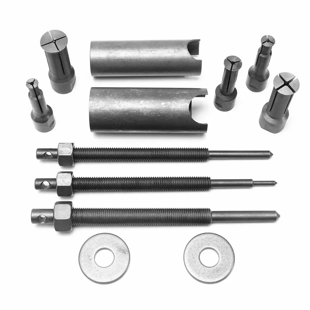 

12PCS Motorcycle Inner Bearing Extractor Remover Puller Auto Gear Remover Pulling Tool 5 Clamps 9-23mm for Car Steering Wheel