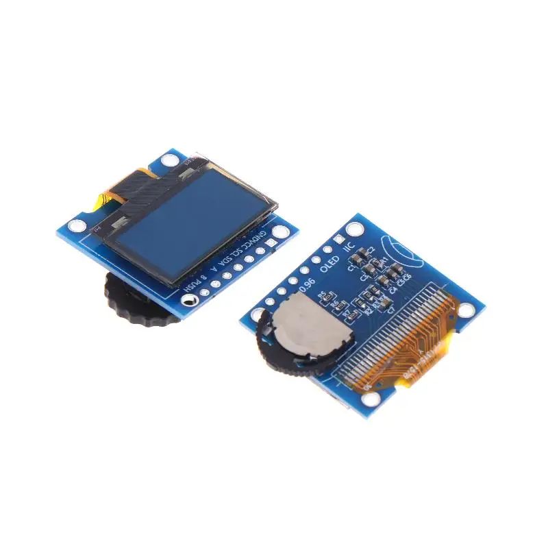 Фото 0,96-дюймовый OLED-дисплей IIC SSD1306 с поворотным энкодером EC11 и 3-позиционным переключателем, электронный комплект №5