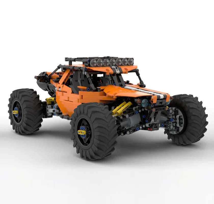 

MOC Off-Road Vehicle Car MOC-19517 4WD RC Buggy With PF Building Blocks Set Motor Remote Control Toys Children Birthday Gifts