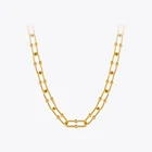 Женское ожерелье с цепочкой-шариком ENFASHION 2020, модные ювелирные изделия золотого цвета, трендовые ожерелья, чокер в стиле Харадзюку из нержавеющей стали P203177
