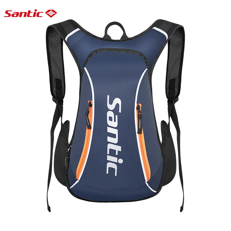 Santic Cycling Backpack 15L Portable Waterproof Reflective Gym Bag Large Capacity Bicycle Bag Outdoor Sports Commute Backpack