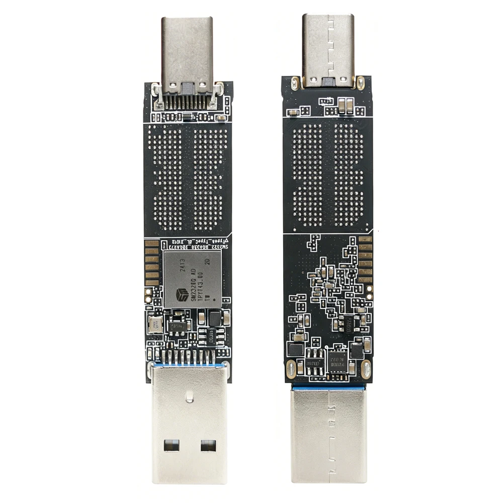 Фото Ультраскоростная основная плата управления USB SM2320 BGA272 с двойным интерфейсом USB3.2 Type-C для пайки, двойной интерфейс для подключения U-дисков №4