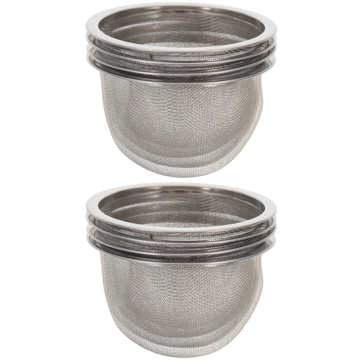 

8 pcs Stainless Steel Infuser Infuser And Lid Coffee Steeper Coffee Infuser Tea Strainers Filters Metal Tea Infuser for Tea