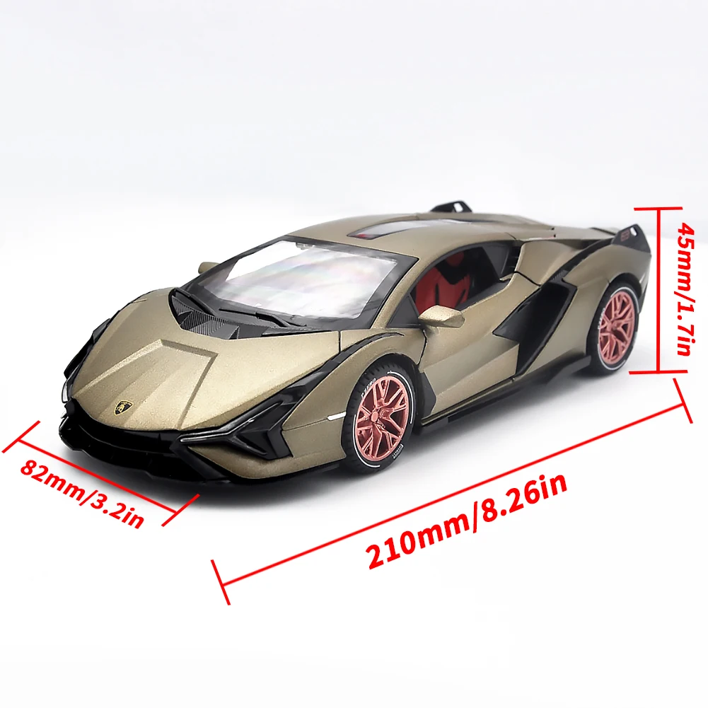 

Car Model Brand New 1:24 FKP37 Car Sports Die-casting Audio Super Racing Lifting Tail Hot Car Wheels Children's Gift