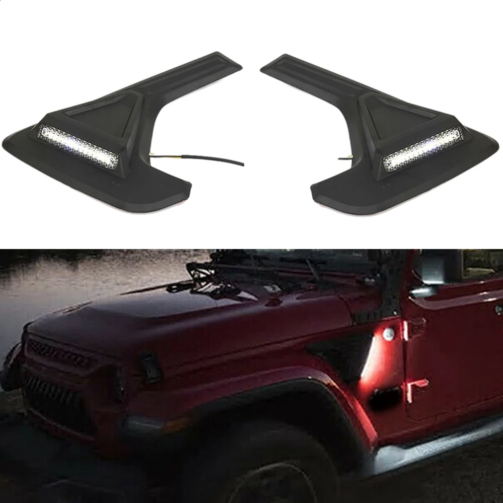 Боковой габаритный светильник онарь для джипов Wrangler JL Gladiator JT 2018 2019 2020 2021 2 шт.