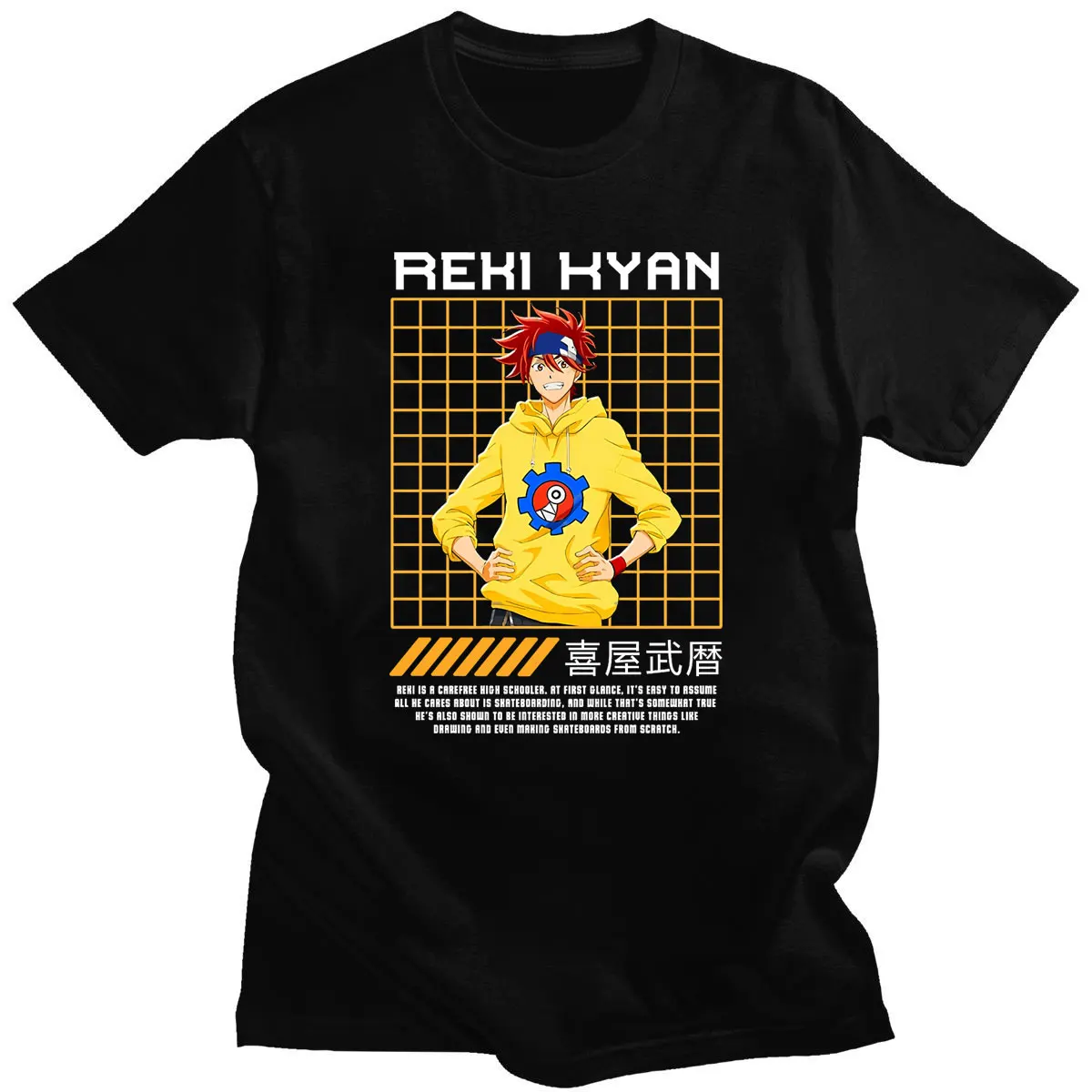 

Hot Sale Unique SK8 The Infinity Reki Kyan SK EIGHT Oversized T-shirts Fashion Pattern Print Short Sleeve T shirts Streetwear