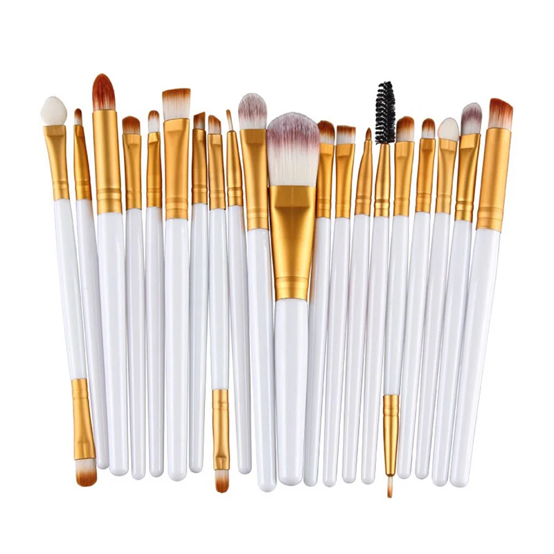 

20Pc Makeup Brushes Professional Set Powder Foundation Eyeshadow Make Up Brushes Cosmetics Soft Synthetic Hair Kits