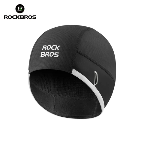 ROCKBROS Зимняя велосипедная шапка флисовая черная унисекс