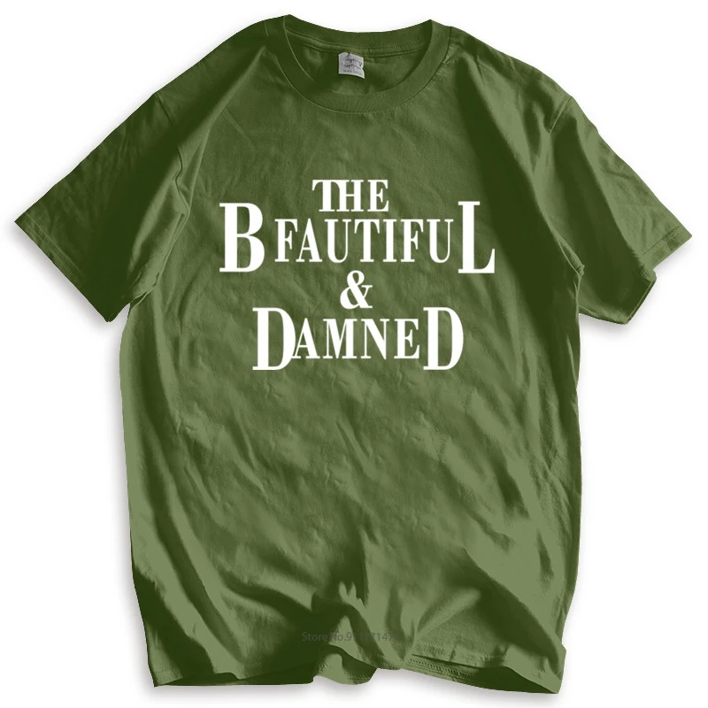 

Tshirt men cotton tops BEAUTIFUL & DAMNED G-EAZY TOUR MUSIC FESTIVAL DANCE HIP HOP RAP new fashion tee-shirt man tee