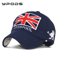 spring and summer mens casual edging british rice flag hipster cotton baseball cap hat
