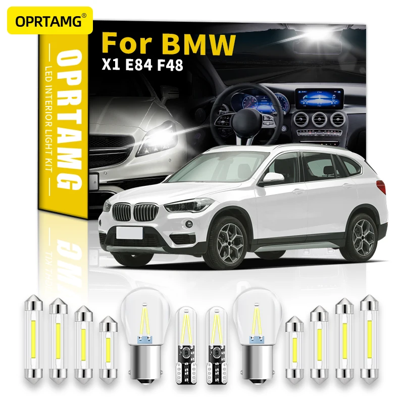 

OPRTAMG T10 C5W W5W LED Light 12V For BMW X1 E84 F48 2003 2004 2005 2006 2007 2010-2022 Car Interior Dome Reading Trunk Lamps