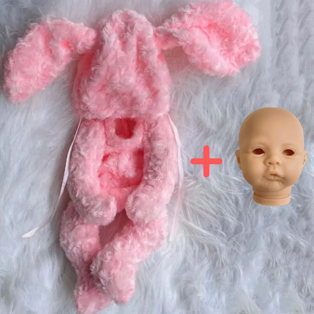 

Reborn Baby Doll Meadow With Bunny Cuddle Body Unpainted Newborn Posing Doll Training Model Baby Photography Accessories