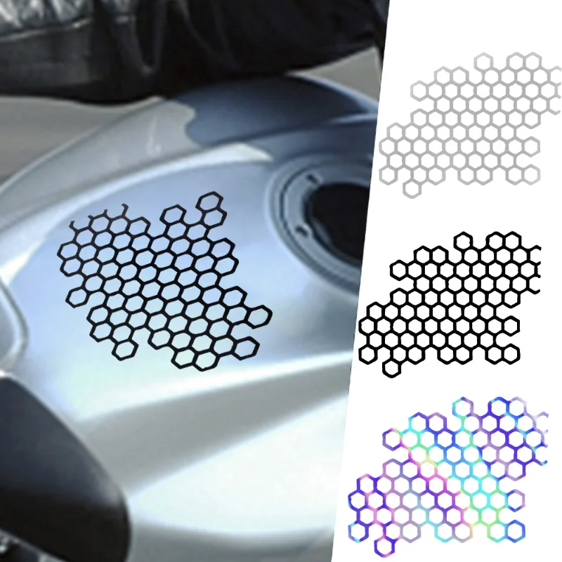 

Наклейки в виде сот, универсальные наклейки для стайлинга автомобиля и мотоцикла, водонепроницаемые креативные наклейки-бамперы для мотоцикла, аксессуары