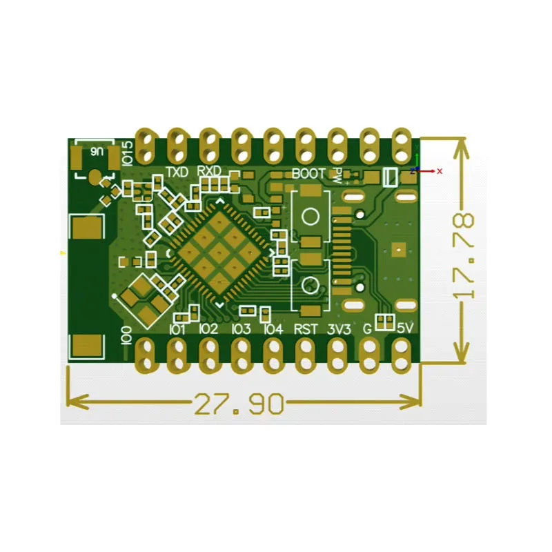 Фото Мини-плата разработки ESP32-C5: двухдиапазонный Wi-Fi 6 (2.4G + 5G) и Bluetooth 5 для Zigbee Thread №5