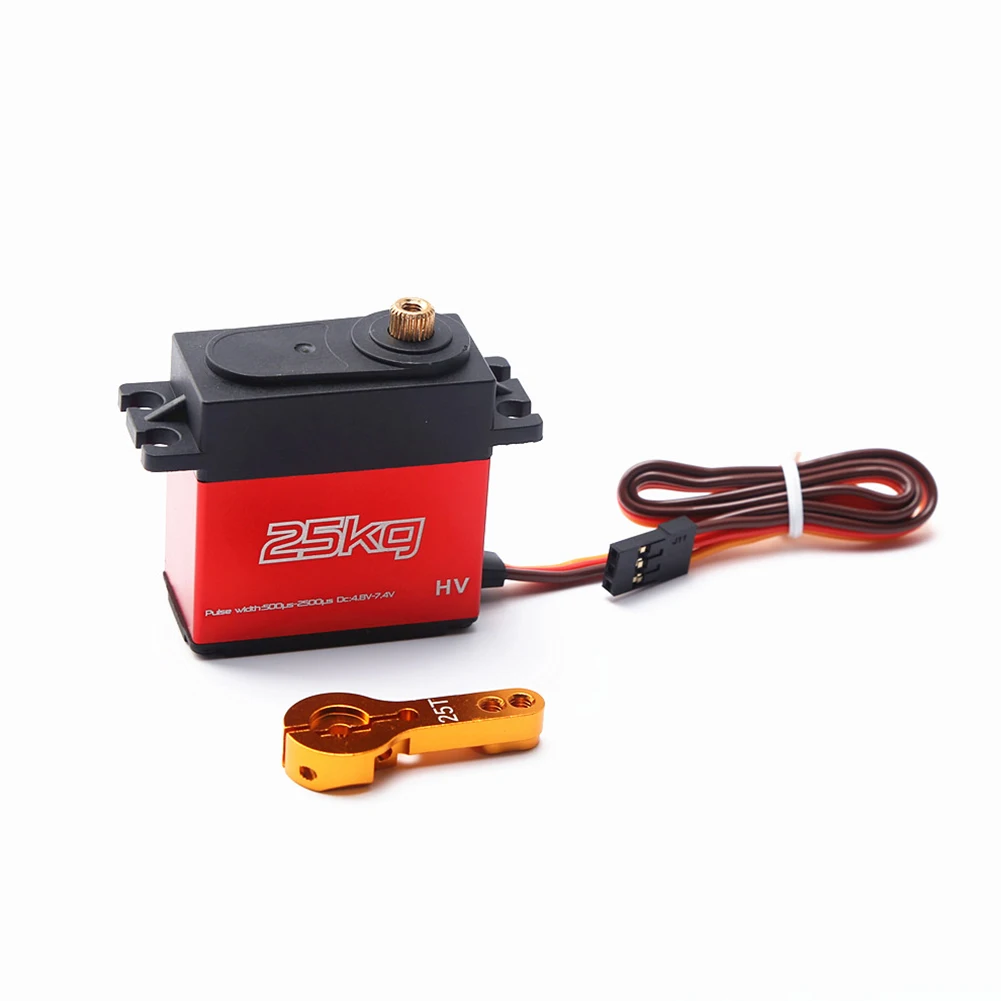 

100% New Waterproof Servo Servo 1PCS Waterproof Servo 25kg Baja Servo 25KG/.09S For 1/8 1/10 Scale For Baja Car