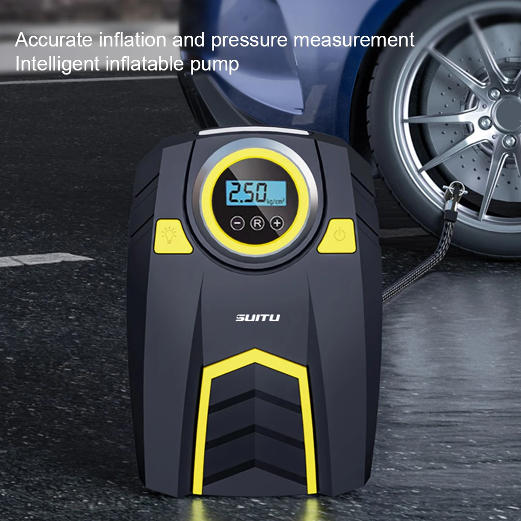 Pump Digital Display Football Car Tire Inflator Pump