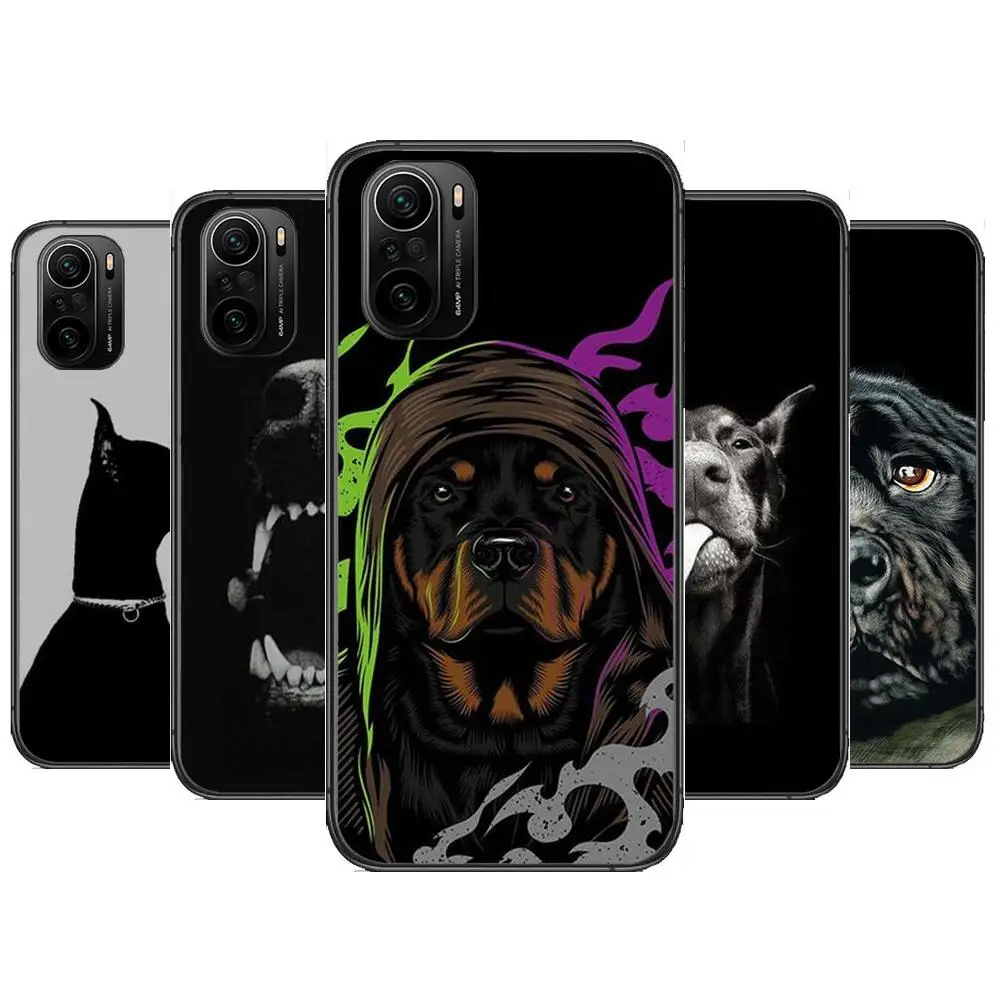 

Animal Doberman Dog Phone Case For xiaomi redmi POCO F1 F2 F3 X3 Pro M3 9C 10T Lite NFC Black Cover Silicone Back Prett mi 10 ul