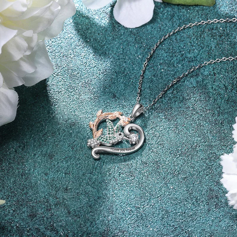 ожерелье бижутерия подвеска чокер цепочка на шею женская Ожерелье с колибри