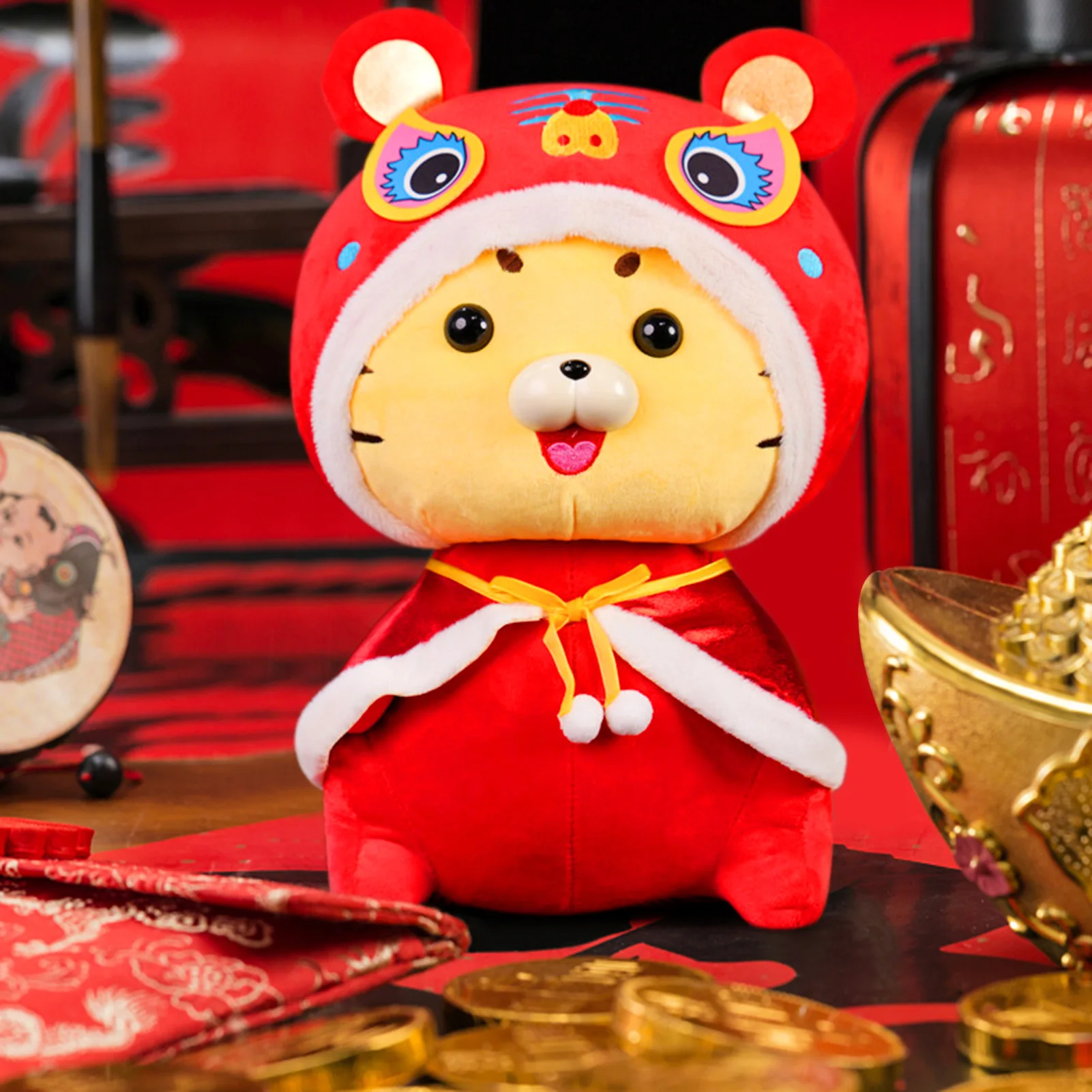 

2022 год Тигра, китайский новый год, знаки зодиака, удачи, декорации, китайские знаки зодиака, праздничные сувениры тигра