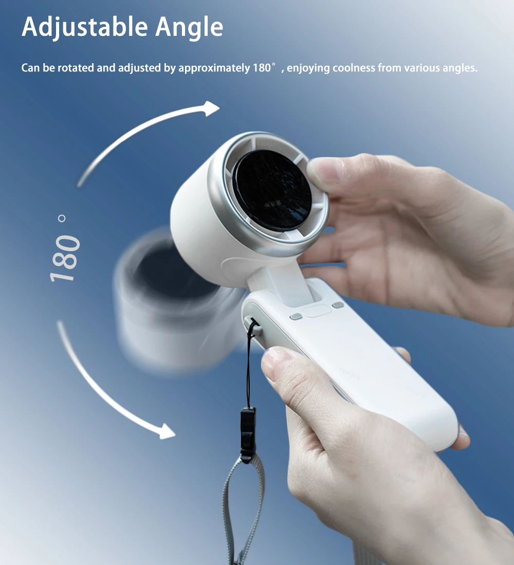 Портативный ручной турбовентилятор мини-складной перезаряжаемый персональный