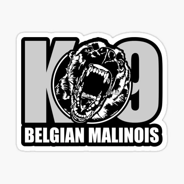 

Бельгийский Малинуа, милый питомец, водонепроницаемая наклейка из ПВХ для украшения автомобиля, фургона, грузовика, шлема, окна, холодильника, настенная наклейка, аксессуары