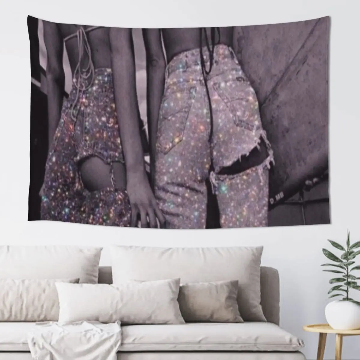 Цветной гобелен Shinso с коллажем аксессуары для домашнего декора комнатные